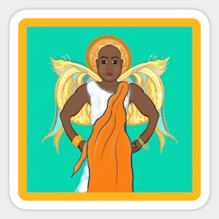 Monk angel Sticker